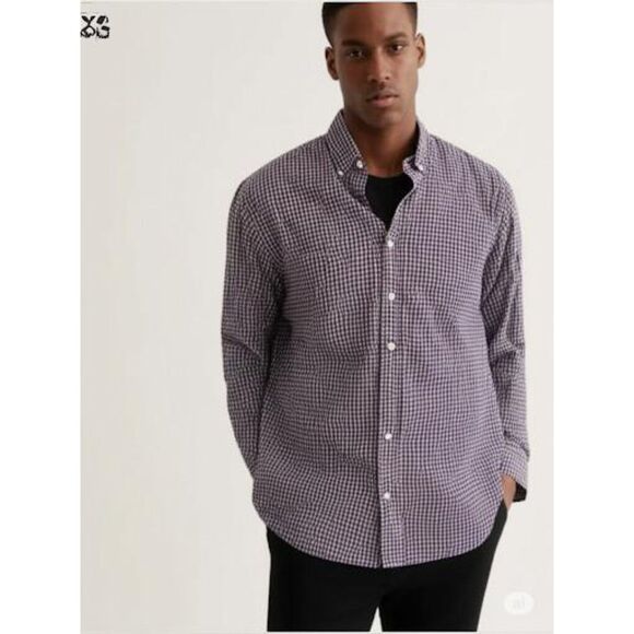 Arrow BIG Men's Oxford Button Down Shirt Casual Xl/tall - Picture 1 of 4